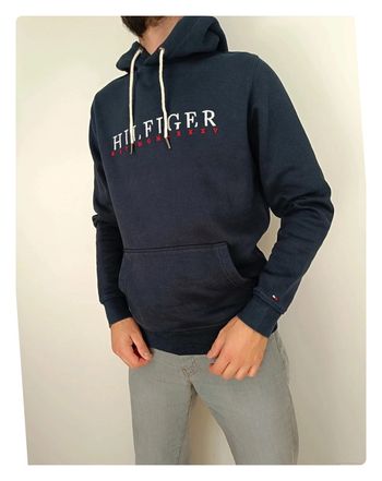 Sweat a capuche Tommy Hilfiger bleu marine navy M