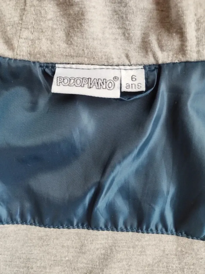 Blouson Enfant 6 Ans Bleu Marine Imperméable à Capuche – Pocopiano – Mi-Saison - photo numéro 4