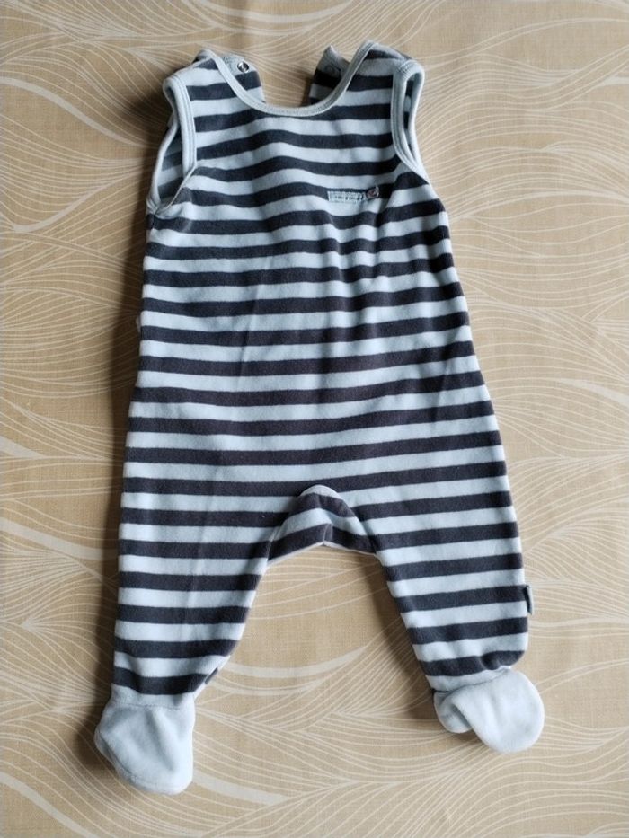 Pyjama velour sans manche