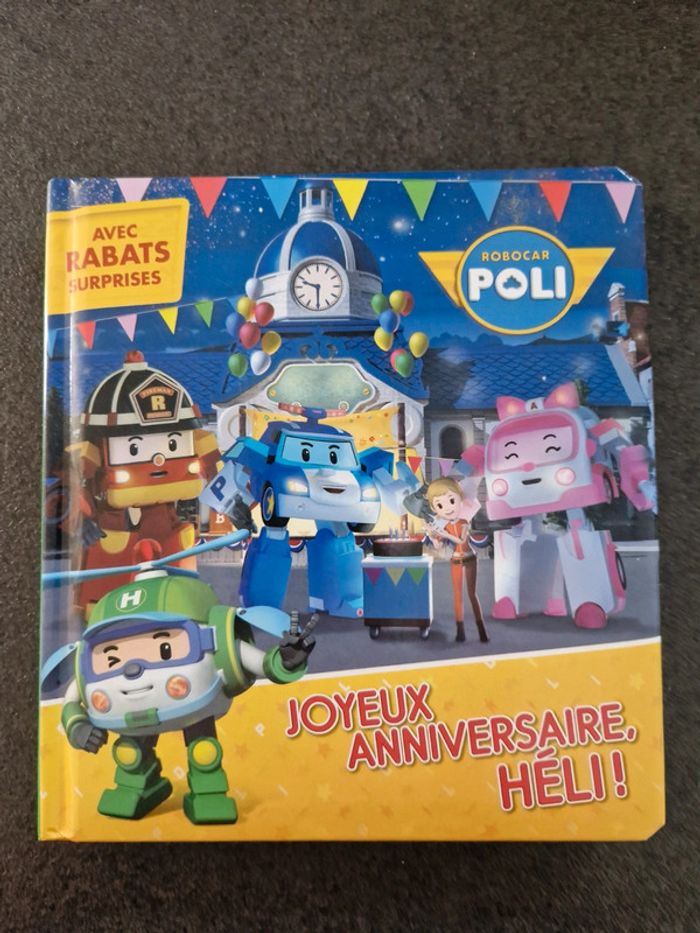 Livre Robocar Poli - Joyeux anniversaire Héli