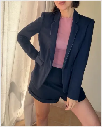 Blazer IKKS bleu marine 38 très bon état