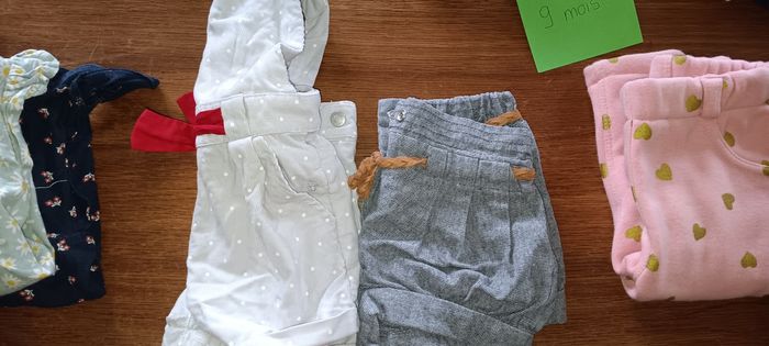 Lot vêtements fille 9 mois - 24 pièces - photo numéro 3
