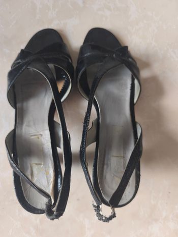 Sandales de soirée cuir T36