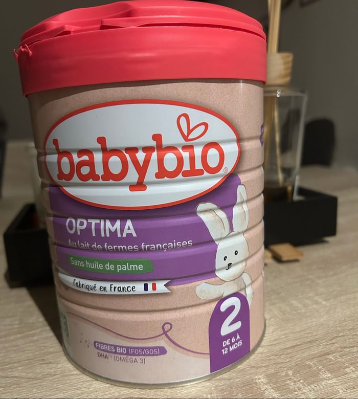 Lait deuxième âge babybio