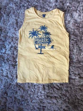 Débardeur jaune garçon Taille 12 ans marque kiabi