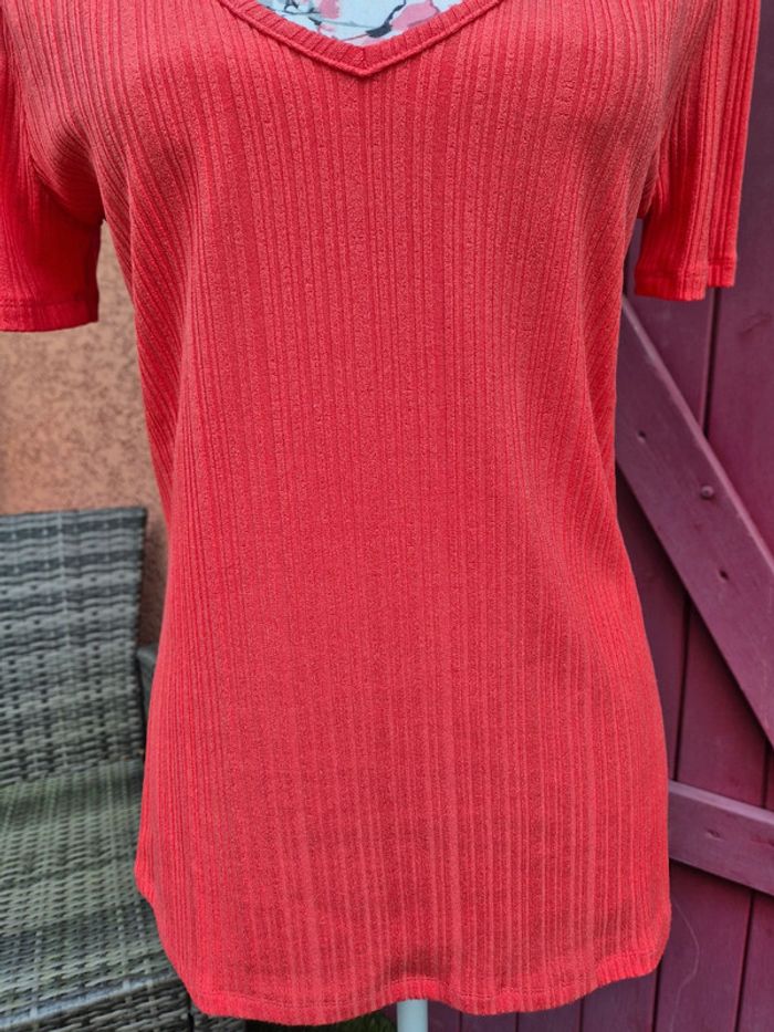 Tee-shirt à manches courtes pour femme T. M - photo numéro 4
