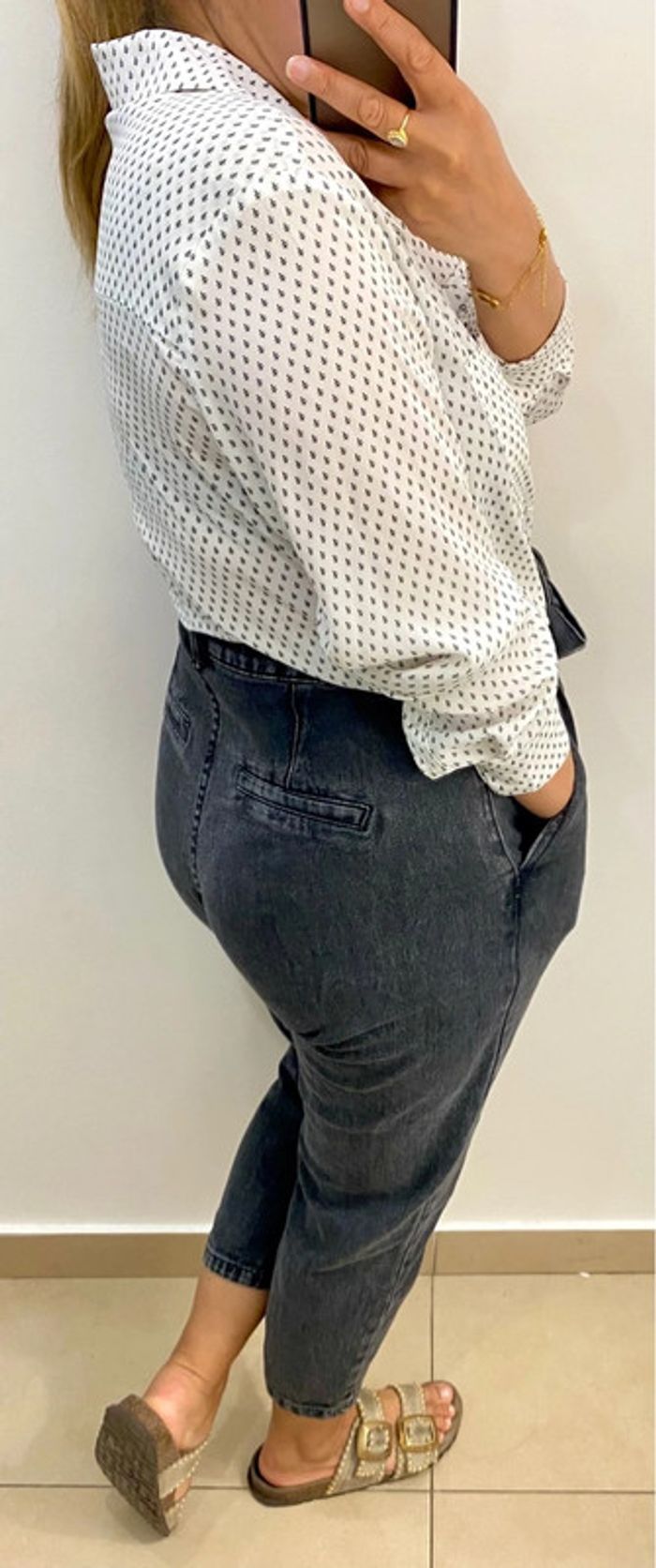Chemise longue Mango imprimée taille L-XL - photo numéro 6