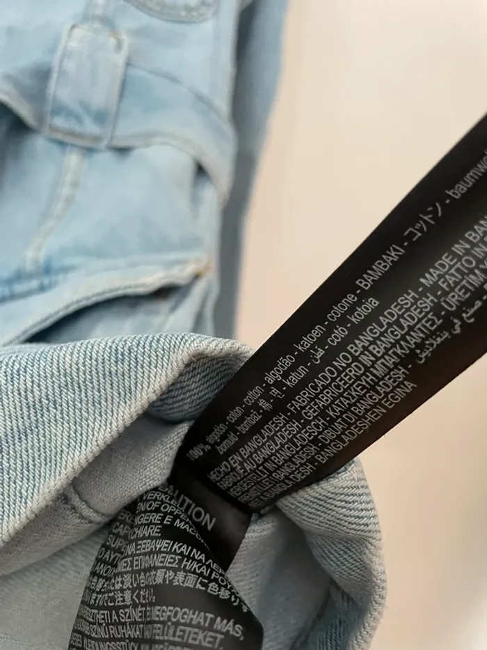 Robe en jean Denim Zara avec ceinture taille XS - photo numéro 12