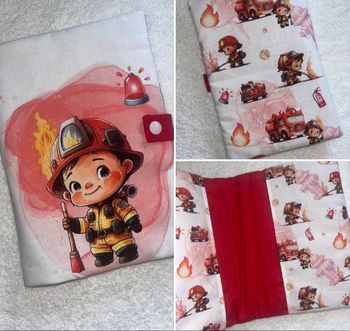 Protège carnet de santé pompier