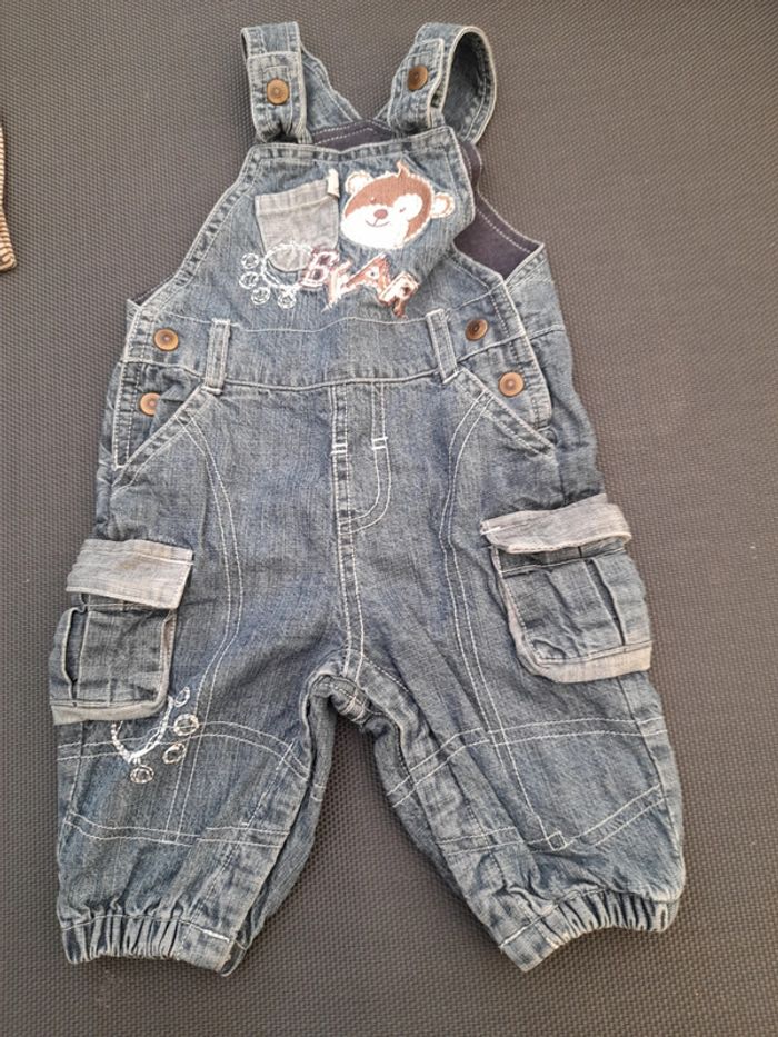 Salopette en jean 3 mois kimbaloo