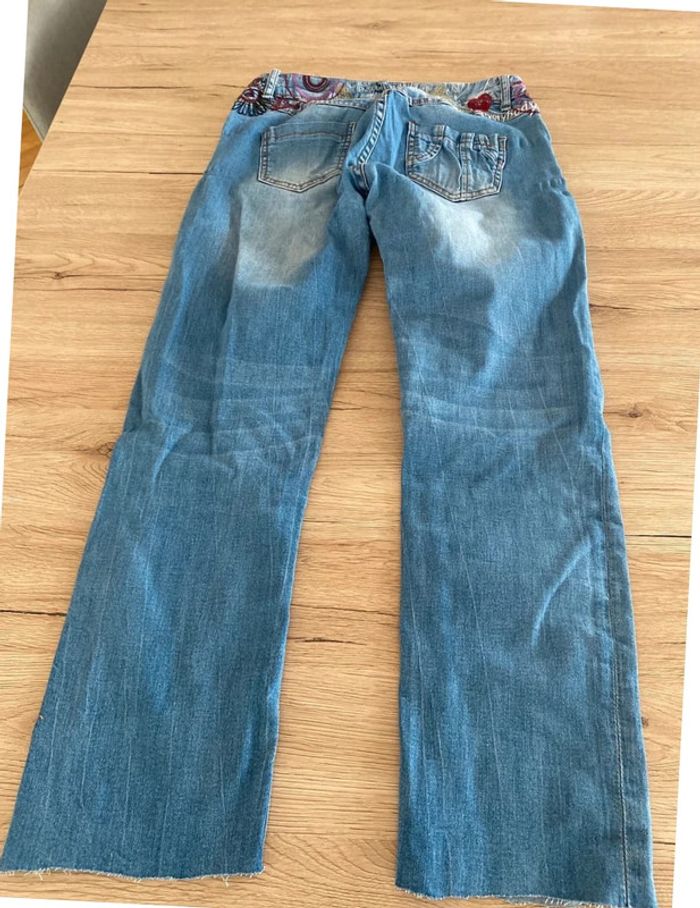 Desigual jeans droit t34 - photo numéro 3