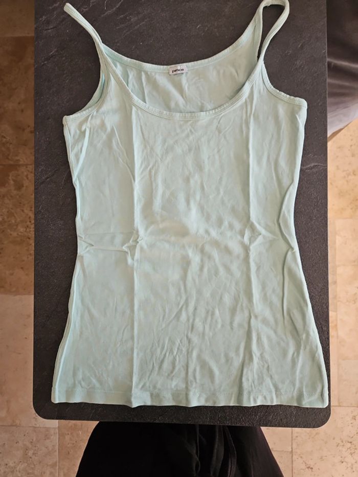 Debardeur vert d'eau pimkie T M 38