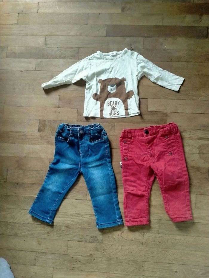 Ensemble deux pantalon et un manche longue