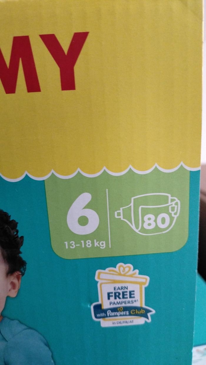 Lot de deux cartons de couches Pampers taille 6 - photo numéro 3