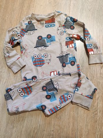 Pyjama coton engins de chantier C&A Taille 4 ans