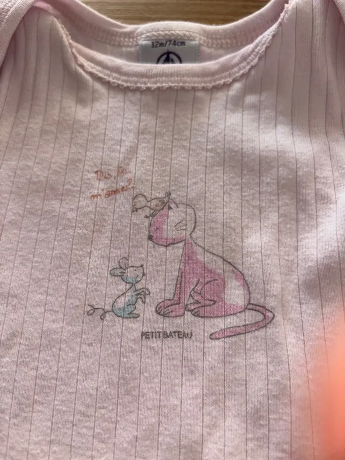Lot 2 bodies Petit bateau - photo numéro 4