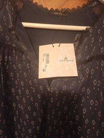 Magnifique blouse en voile One Step neuf 38