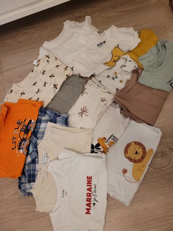 Lot de 15 t shirts kiabi