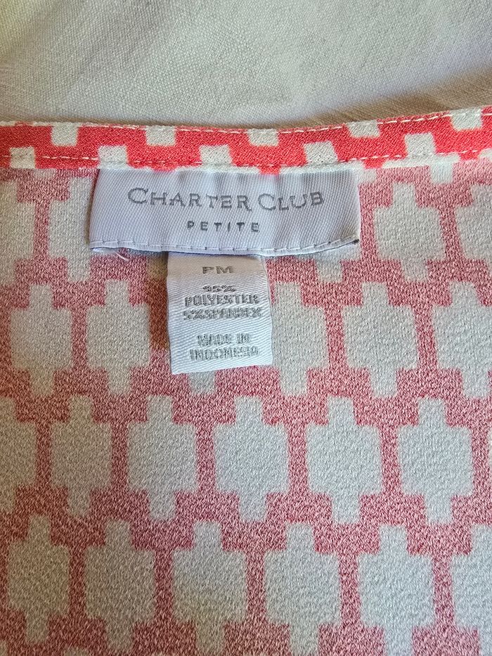 Débardeur/top y2k vintage 🍒Charter club🍒taille 38 - photo numéro 5