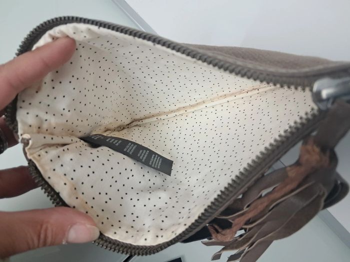 Ikks pochette rangement sac à main en cuir neuf - photo numéro 8