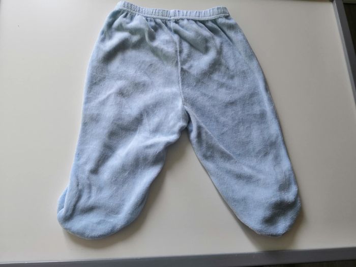 Pyjama 2 pièces en velours (Bleu) 9 mois (71 cm) Mots d'enfants - photo numéro 6