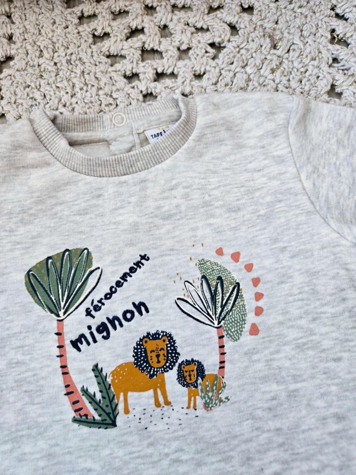 Boy: sweat TAO lion 36 mois - photo numéro 3