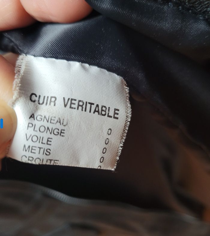veste en cuir véritable - photo numéro 6
