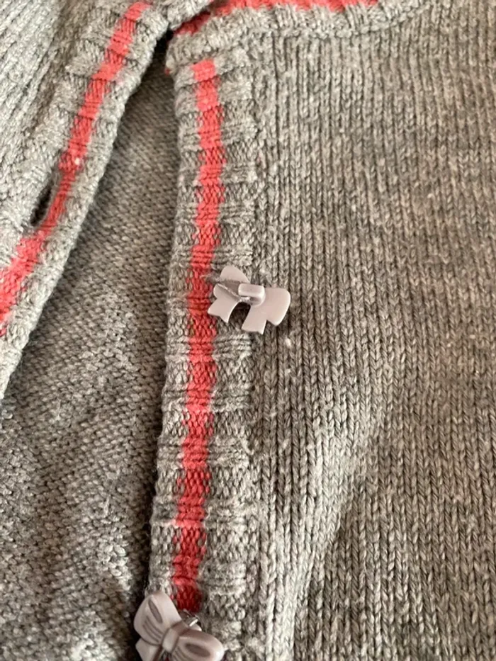 Gilets sergent major dpam 6 ans fille violet rose gris - photo numéro 8