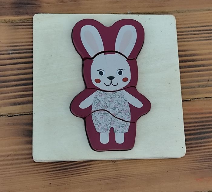Lot de 4 Puzzles en Bois pour Enfants