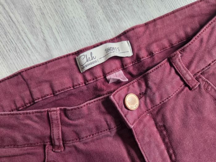 Short bordeaux ckh - taille L - photo numéro 2