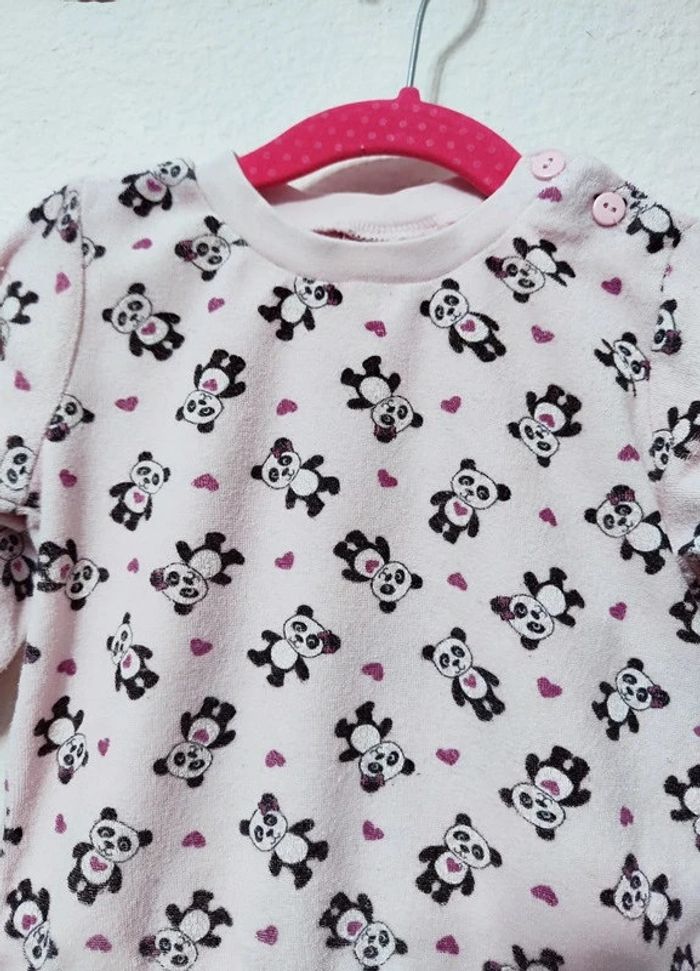 Pyjama 2 pièces bébé fille taille 12 mois - photo numéro 4