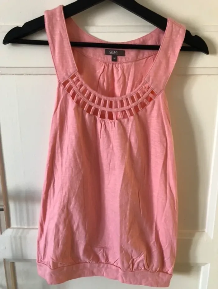 Débardeur rose Grain De Malice t.m