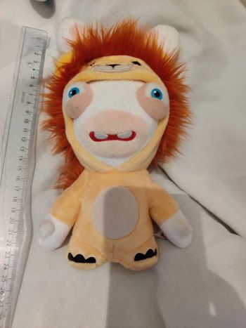 Peluche lapin crétins lion
