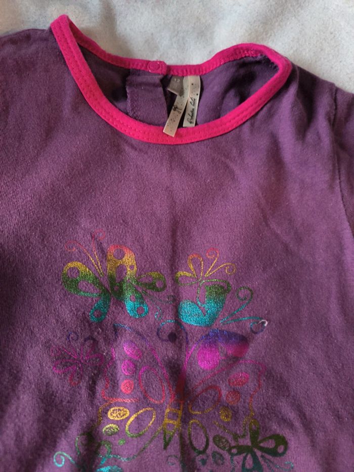 Grenouillère violet 12 mois - photo numéro 4