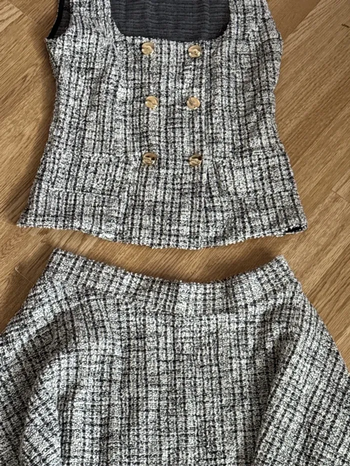 Ensemble Zara haut taille S bas t-M neuf - photo numéro 2