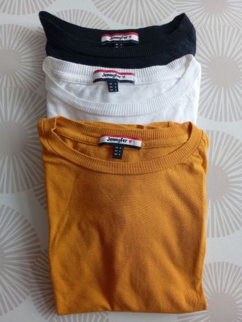 Lot 3 t-shirt manches courtes Jennyfer S 