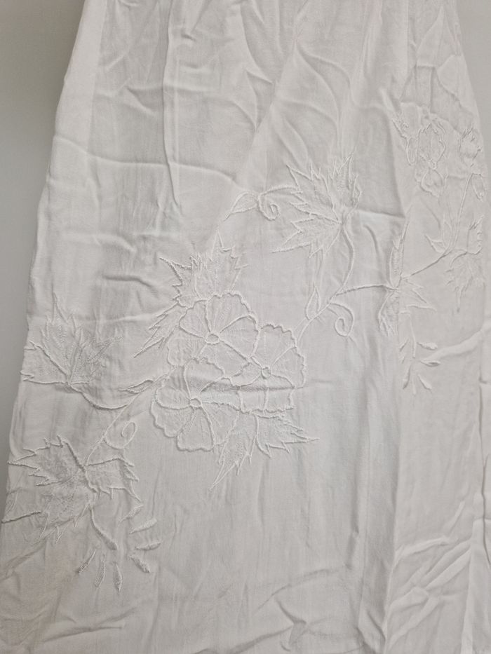 Robe blanche avec dentelle Pacifique Line - photo numéro 5