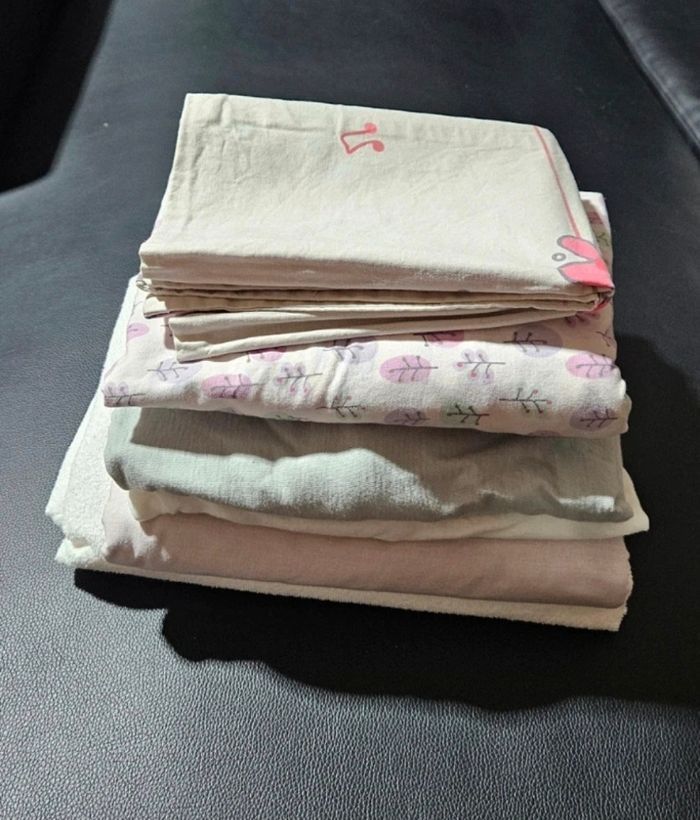 Lot draps lit bébé