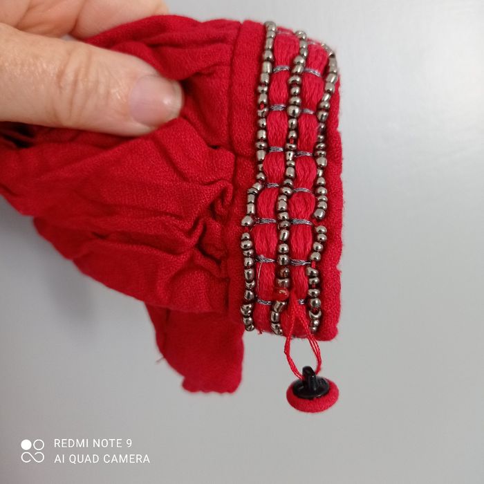 Robe tunique rouge t34 - photo numéro 5