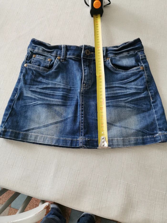 Mini jupe jeans taille 34