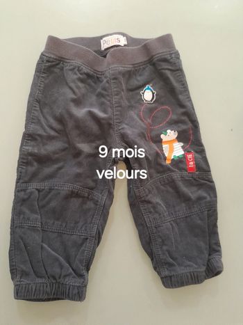 Pantalon garçon 9 mois