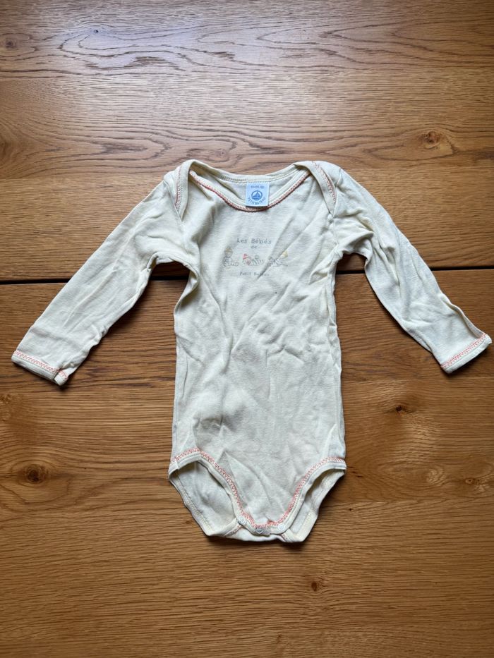 Body Manches Longues Petit Bateau Bébé 18 Mois – Très Bon État – Réduction sur Lot