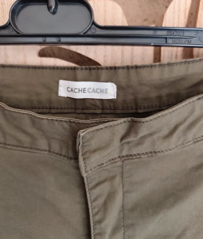 Short à revers kaki Cache Cache - photo numéro 9