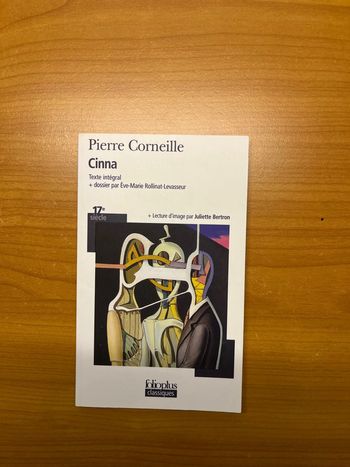 Cinna Pierre Corneille Folio plus classiques