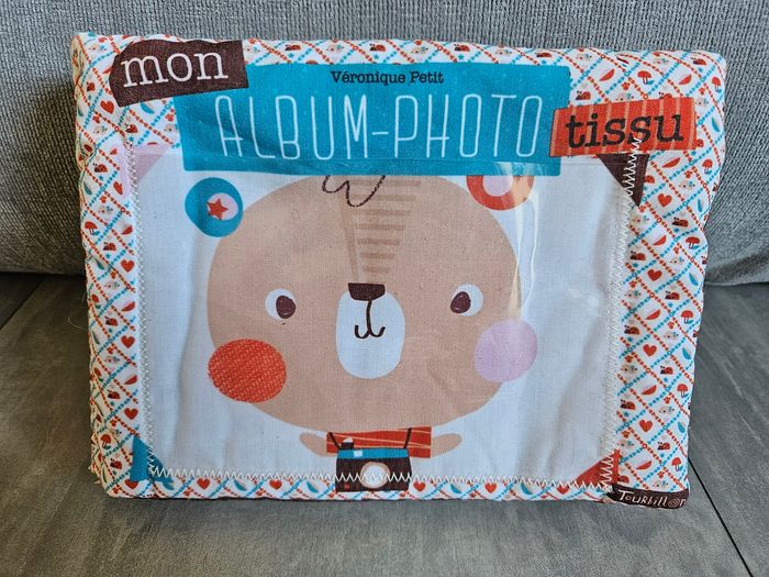 Album photo tourbillon en tissu