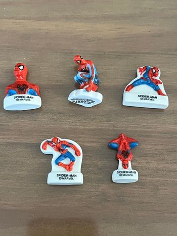 5 fèves Spiderman MARVEL