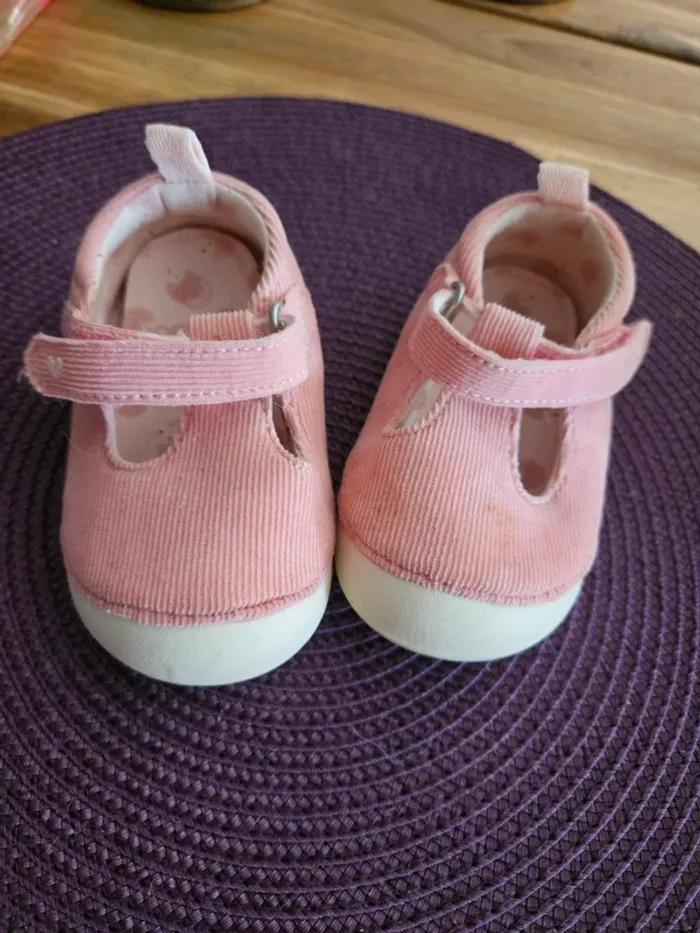 Chaussures rose Obaibi taille 20 - photo numéro 3