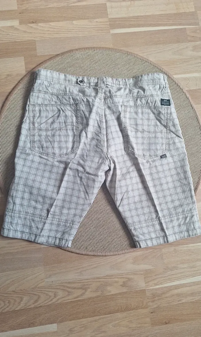 Pantacourt homme à carreaux - photo numéro 3