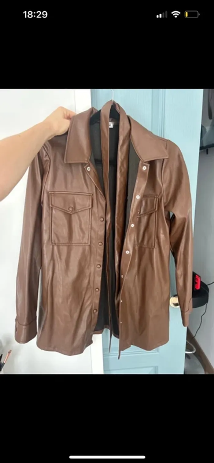 veste similicuir