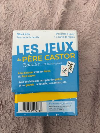 Les jeux du père castor - la bataille et autres jeux  